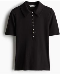 H&M - Figurbetontes Poloshirt - Lyst