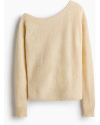 H&M - One-Shoulder-Pullover aus Alpakamix - Lyst