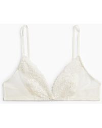 H&M - Soutien-Gorge Souple En Dentelle - Lyst
