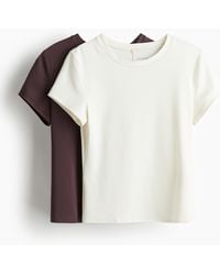 H&M - 2er-Pack Sportshirts mit DryMoveTM - Lyst