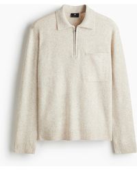 H&M - Pull Regular Fit Avec Col Zippé - Lyst