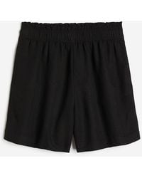 H&M - Shorts aus Leinenmix - Lyst