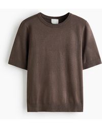 H&M - Feinstrickshirt - Lyst