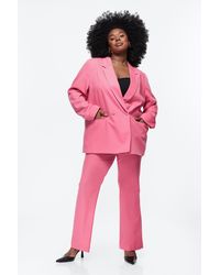 H&M Double-breasted Blazer - Pink