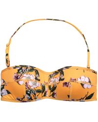 H&M Bandeau-Bikinitop - Gelb