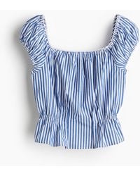 H&M - Kurze Bluse - Lyst