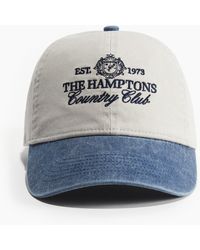H&M - Casquette En Twill Avec Motif Brodé - Lyst