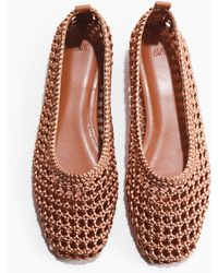 H&M - Geflochtene Ballerinas - Lyst