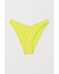 H&M Bikinihose im V-Schnitt - Gelb