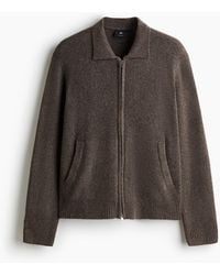 H&M - Cardigan mit Kragen in Regular Fit - Lyst