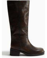 H&M - Lederboots - Lyst