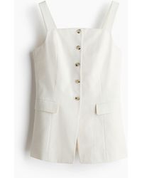 H&M - Lang Gilet - Lyst