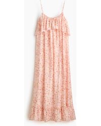H&M - A-linejurk Met Volants - Lyst