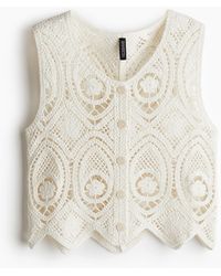 H&M - Slip-over Met Gehaakte Look - Lyst