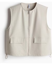 H&M - Jerseytop mit Tunnelzug - Lyst