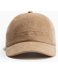 H&M - Cap aus Cord - Lyst