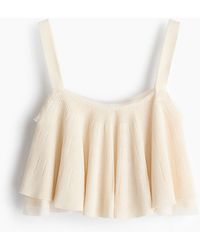 H&M - Top à effet superposé avec bretelles fines - Lyst