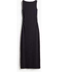 H&M - Drapiertes Bodycon-Maxikleid - Lyst