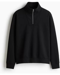 H&M - Sweatshirt mit Zipper in Regular Fit - Lyst