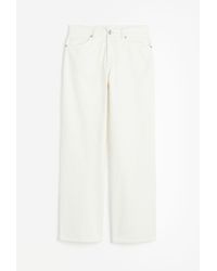 H&M - Straight High Jeans - Lyst