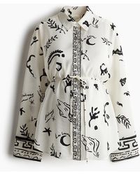 H&M - MAMA Chemise Before & After avec ceinture à nouer - Lyst