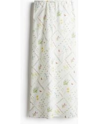 H&M - Maxirok Met Drawstring - Lyst