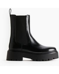 H&M - Chunky Chelseaboots - Lyst