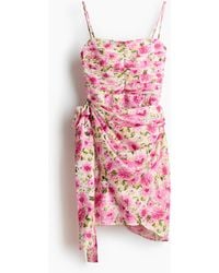 H&M - Tie-skirt Strappy Dress - Lyst