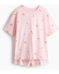 H&M - Pyjama Met Print - Lyst