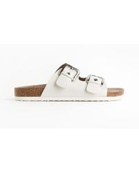 H&M - Slippers Met Dubbele Band - Lyst