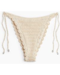 H&M - Crochet Tie Side Brief - Lyst