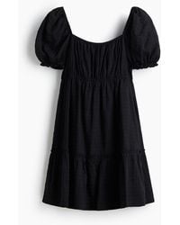 H&M - Kleid mit Volants - Lyst