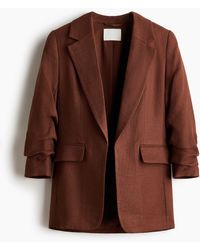H&M - Blazer Met Rimpeleffect - Lyst