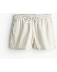 H&M - Denim Pull-on Short - Lyst