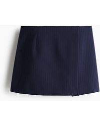H&M - Skort im Wickelschnitt - Lyst