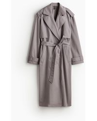 H&M - Trench-coat en twill - Lyst