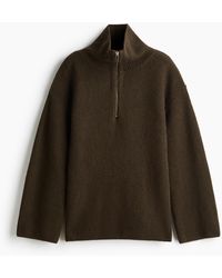 H&M - Pull long à col zippé - Lyst