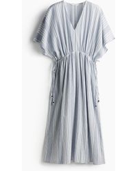 H&M - Kaftankleid mit Kordelzügen - Lyst
