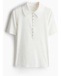 H&M - Figurbetontes Poloshirt - Lyst