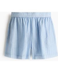 H&M - Pull-on Short Van Linnenmix - Lyst