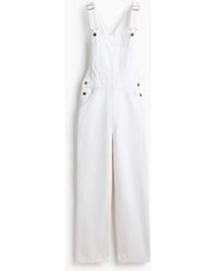 H&M - Latzhose aus Baumwolldenim - Lyst