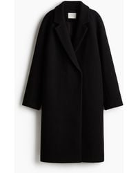 H&M - Zweireihiger Mantel - Lyst
