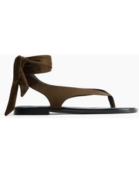 H&M - Sandalen mit Bindedetail - Lyst