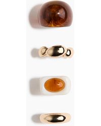 H&M - 4er-Pack Ringe - Lyst
