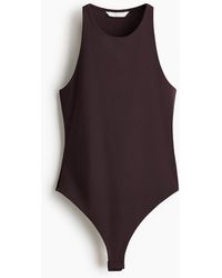 H&M - Mouwloze Stringbody - Lyst