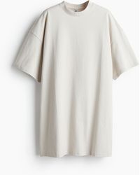 H&M - Oversized T-Shirt-Kleid - Lyst