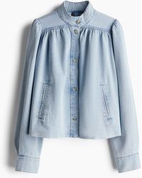 H&M - Oversized Denim-Shacket - Lyst