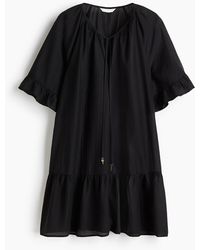 H&M - Robe tunique avec liens à nouer - Lyst