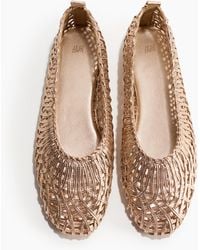 H&M - Geflochtene Ballerinas - Lyst
