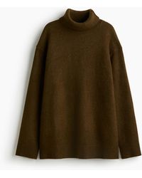 H&M - Pull col roulé loose - Lyst